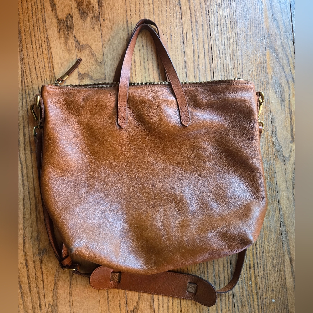 Madewell Transport Medium Convertible Carry and Cross-body Tote